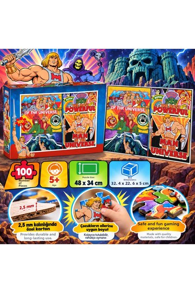 TheGencoo Hm 709 He-Man Masters of the Universe 50-Piece Set GEN01