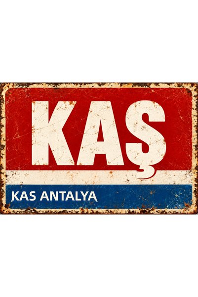 Lucena Tablou de perete metalic retro-vintage Melton Antalya – Placă decorati...