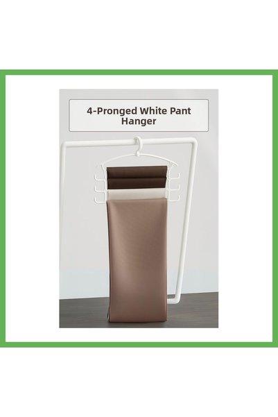 TheGencoo White Pant Hanger & Closet Organizer Hanger GEN01
