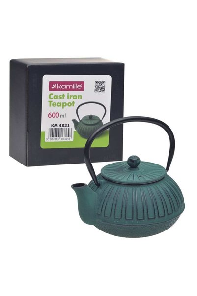 Kamille Ceainic din fontă emailată cu infuzor – 600 ml
