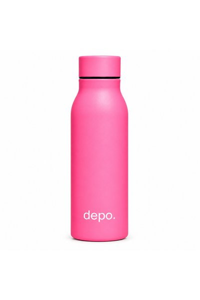 Depo زجاجة ماء معزولة حرارياً من الفولاذ المقاوم للصدأ بجدار مزدوج (500 مل) -...