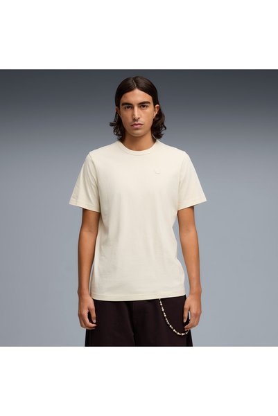 Puma Ess Elevated Men's Beige Casual Style T-Shirt 69570387