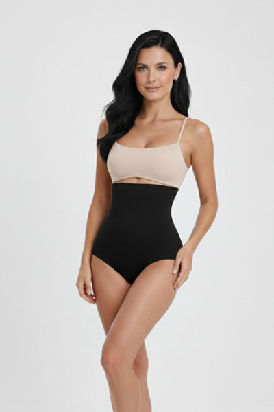 Şeker Portakalım High Shaping Belly and Panty Corset 1050 Black
