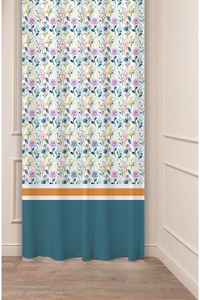 GREENDECOR Design special, frunze de flori, linie antică, model etnic, digita...