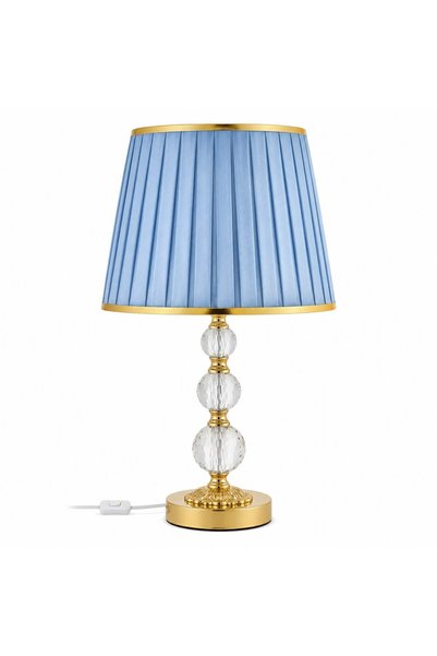Flippy Decorative Lamp VZ213BL, Flippy, E27 Socket, Blue Textile Lampshade, G...