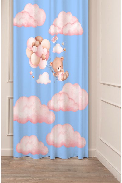 GREENDECOR Προσαρμοσμένο σχέδιο Teddy Bear Star Moon με μοτίβο μπαλονιού Ψηφι...