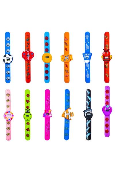 OEM Set de 12 jucării pentru copii - Ceas Snap-it, Modele