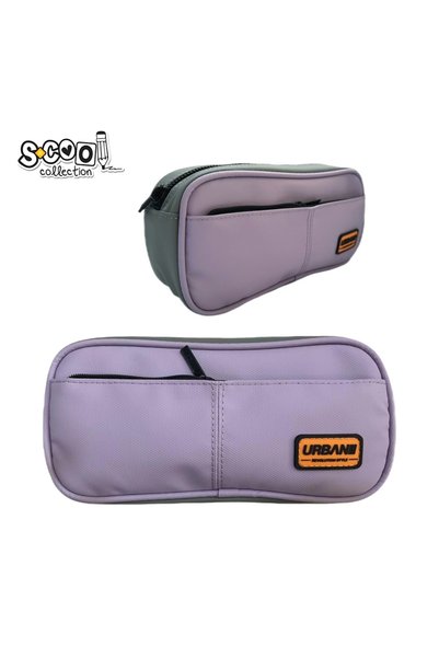 S COOL Penar urban, 2 fermoare, MOV, 21.5x6.5x10.5 cm - S-COOL
