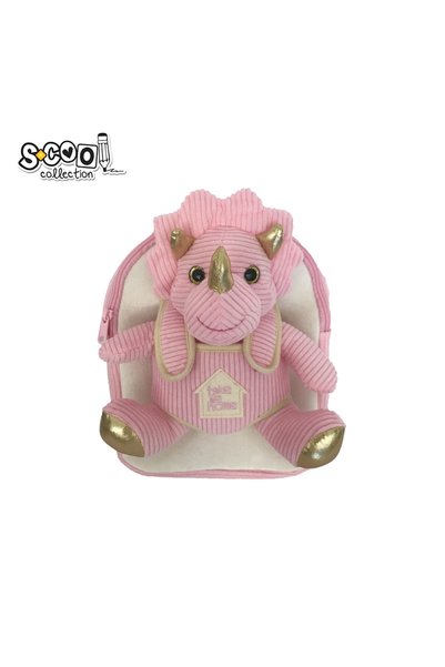 S COOL Rucsac școlar pentru grădiniță Animăluțe, 23x8x28 cm, SWEET RHINO - S-...