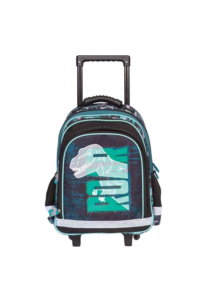S COOL Rucsac școlar cu troler, 38x29x14 cm, DINO - S-COOL