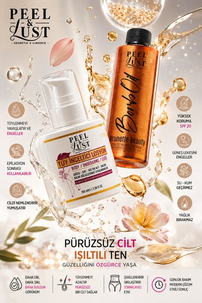 peel & lust - cosmetic & lingerie - Bronzing Oil, Hair Lotion 2-Pack Advantag...
