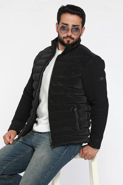 TOZLU Men's Zippered Lined Coat