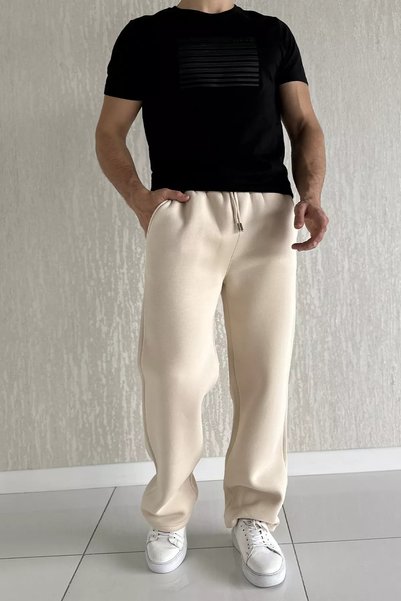 TOZLU Men's Elastic Waistband Sweatpants