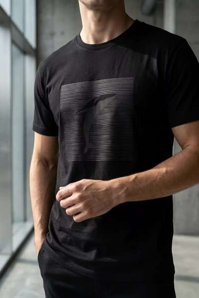 TOZLU Crew Neck Printed Men's T-Shirt