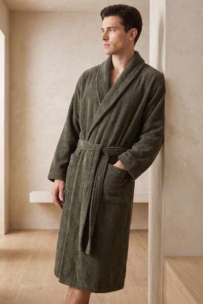 cottonparis Mina Shawl Robe - Women's and Men's Robe |   Unisex Robe - Bathro...