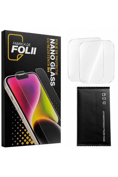 Fabrica De Folii Set 2 folii de protecție pentru Apple Watch Seria 12 46mm, C...