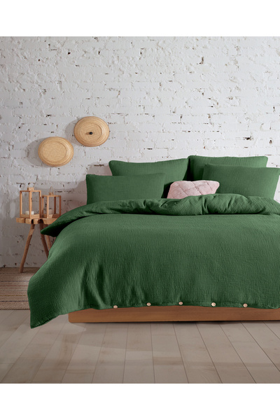 destinyhometex Premium 100% Cotton Double Muslin Duvet Cover Set 200X220 cm