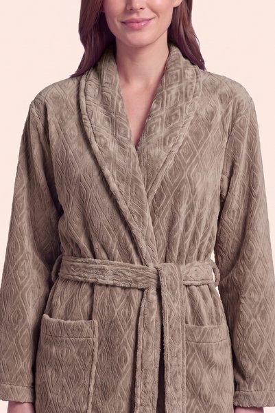cottonparis Prado Şalyaka Women's - Men's Bathrobe |   Unisex Bathrobe - Dres...