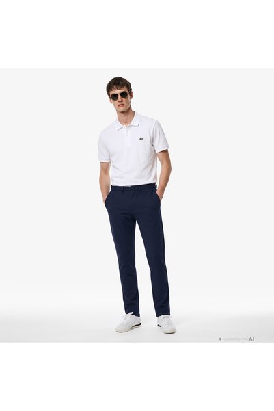 Lacoste Erkek Slim Fit Lacivert Chino Pantolon