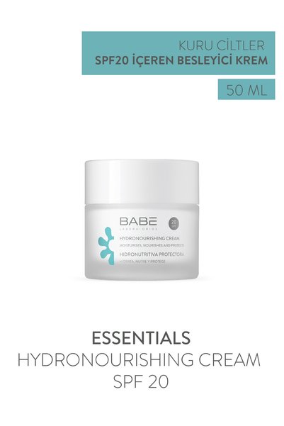 Babe Laboratorios Essentials Hydronourishing Cream SPF20 50ml - Hyaluronik As...