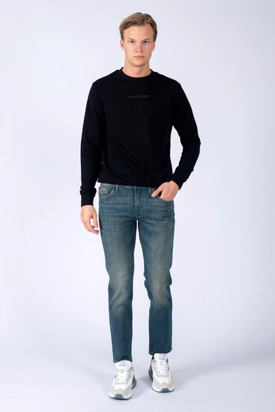 Lee Cooper Pantaloni de blugi pentru bărbați Jagger, slim, drepti, cu talie n...