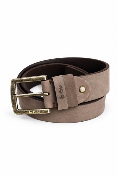 Lee Cooper Arex Men's Leather Belt Brown