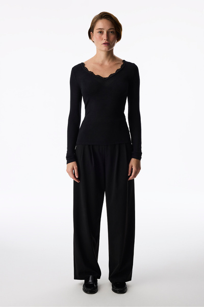 Penti Siyah Daily Chic Yüksek Bel Pantolon