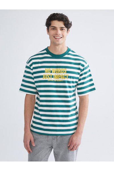 LC Waikiki I Zero Roba Collar Combed Cotton Men's T-Shirt from Freezen Store