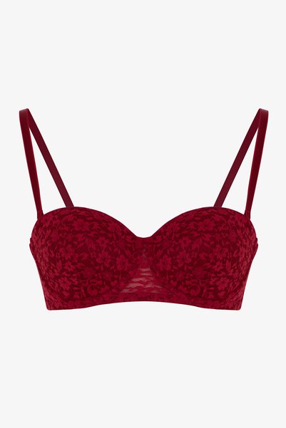 Penti Bordo Bloom Dantel Pedli Sütyen