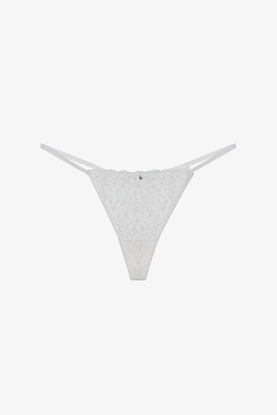 Penti Kırık Beyaz Lace Dantel String Külot