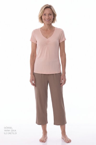 Penti Aging Short Sleeve Capri Pajama Set
