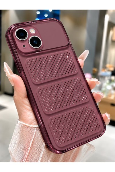 WANNA PROTECT iPhone 13/14 Compatible Camera Protruding Protected Soft Ventil...