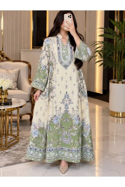 Generic Brand Very High-Classed Jubbah with Perforated Abu Fawud and Lulu on ...