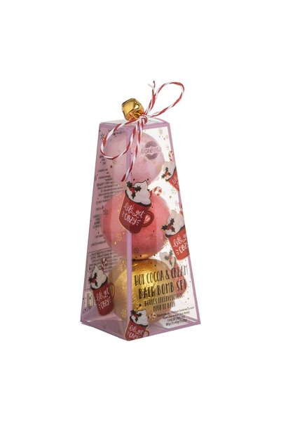 DD SHOP Bile efervescente de baie, aromă ciocolată și cremă, set 3 bucăți, 10...