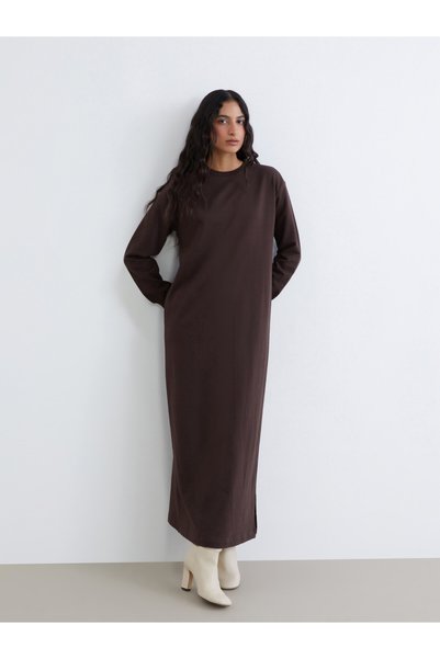 LC Waikiki Trendy Picks from Kübra Butik: Crew-Neck Sweatshirt Dress with Yok...