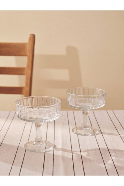 LC Waikiki Trendy Picks from Kübra Butik: Textured Glass Bowl with a Glass Base