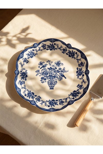 LC Waikiki Trendy Picks from Kübra Butik: Serving Plate with Flower and Bird ...