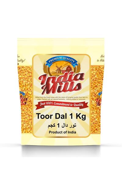 India Mills Toor Dal 1kg | Authentic Indian Grocery