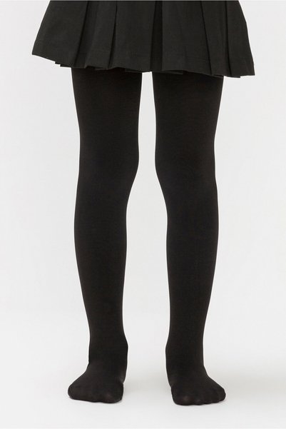 Penti Black Girls' Bamboo Pantyhose