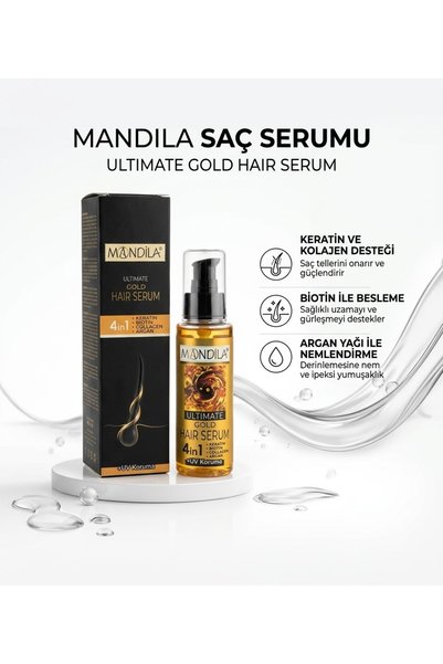 MANDİLA Keratin & Biotin Intensive Hair Care Serum 100 ml