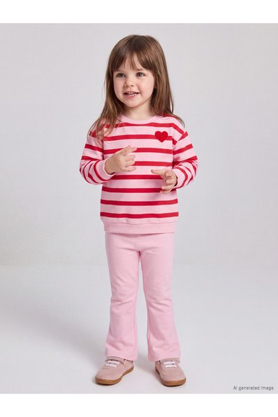 LC Waikiki I Striped Baby Girl Set from Freezen Store