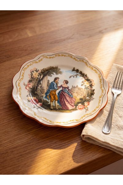 LC Waikiki Trendy Picks from Kübra Butik: Printed Porcelain Dessert Plate