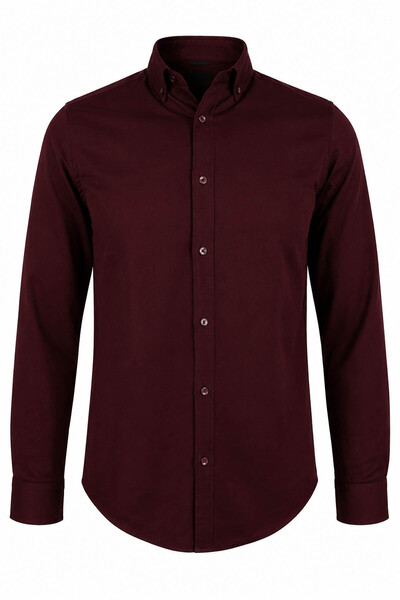 trender Jupiter Bordo Erkek Gömlek 27KMT8000010