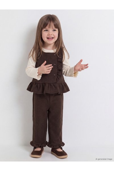 LC Waikiki Timeless Clothing & Timeless Choices: Houndstooth-Patterned Girl B...