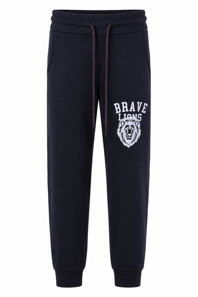 trender Brave Print 2 Threaded Smoked Boys' Sweatpants 8083