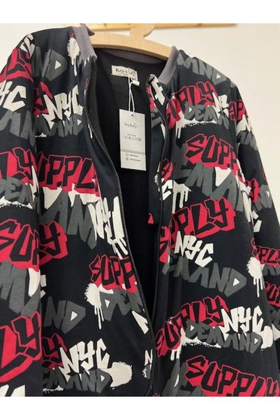 KEY KIDS Gray Black Nyc Cotton Legged 8/10/12 Years Old Plus Size 2.5 Tog Win...