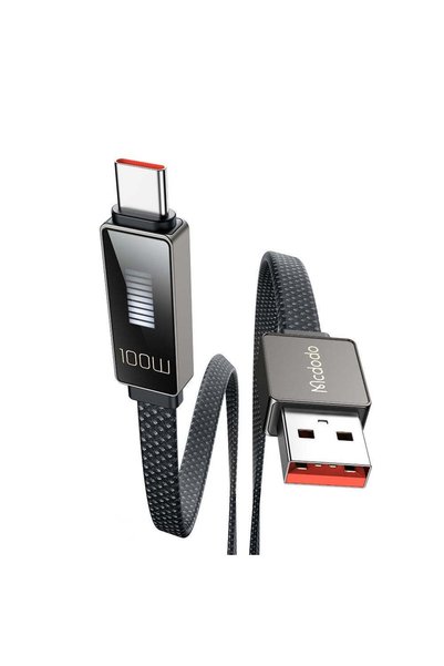 Mcdodo Cablu Date si Incarcare USB-A - USB-C CA-4980 Rythm Display, 100W, 1.2...