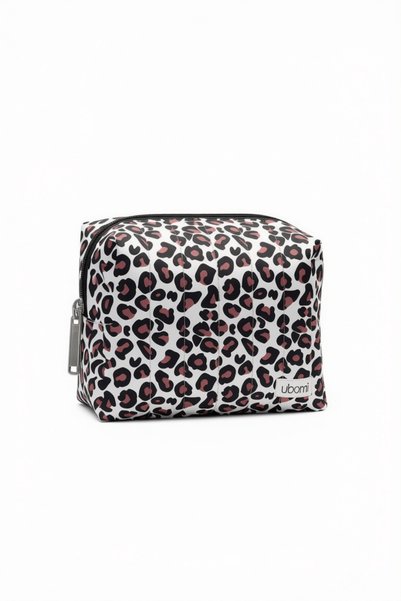 UBOMİ Tigy Leopard Patterned Makeup and Personal Care Bag (Large Size)