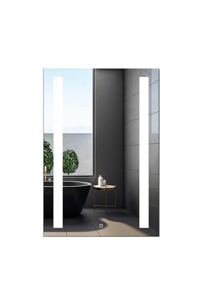 OPTIM DEKO Oglindă de baie LED tactilă Zweiheit cu sistem anti-aburire 50x70 cm