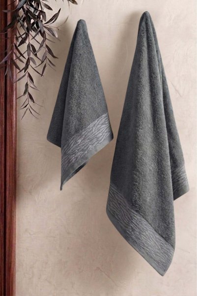 neşe home collection Serenity 2'li Banyo Havlusu Seti ( 1 Adet 50x90cm & 1 Adet 70x140cm ) - Lüks Havlu Seti, 845gr, Yumuşak, Emici ve Dayanıklı